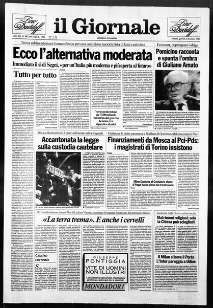 Il giornale : quotidiano del mattino